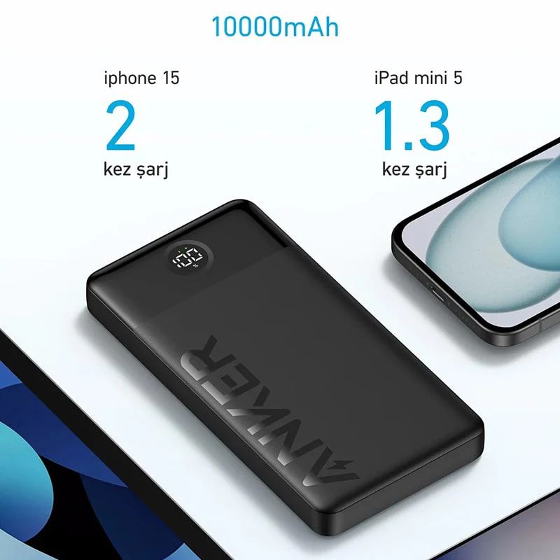 ფოვერბანკი 10000mAh Anker 324 A1237 - Image 3