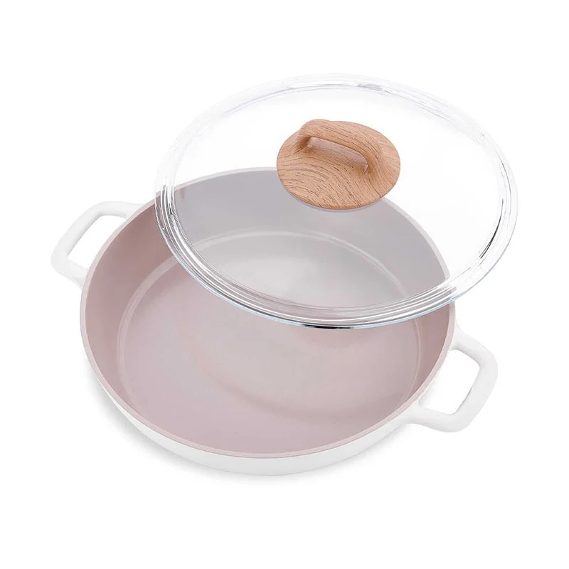 ქვაბი Korkmaz A2981 Gusto Ceramic Low Casserole 24x6,5 სმ - Image 3