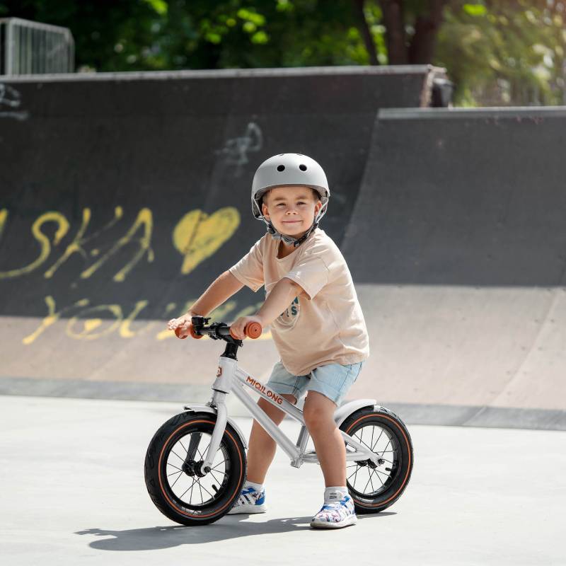 საბავშვო ბალანს-ველოსიპედი Miqilong Balance bicycle RVA 12" ZCY-RVA12-SILVER - Image 2