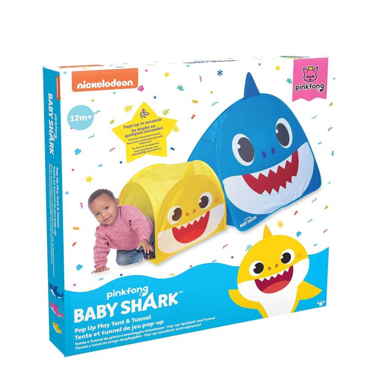 საბავშვო გასაძრომი კარავი პატარა ზვიგენი Baby Shark - Image 8