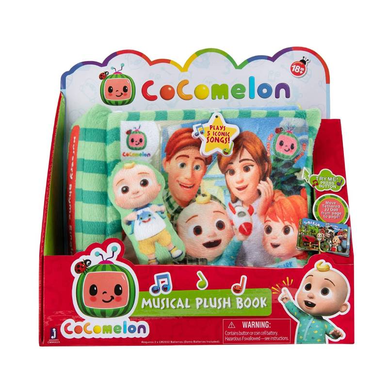 საბავშვო მუსიკალური წიგნი CoComelon Musical plush book CMW0025 - Image 5