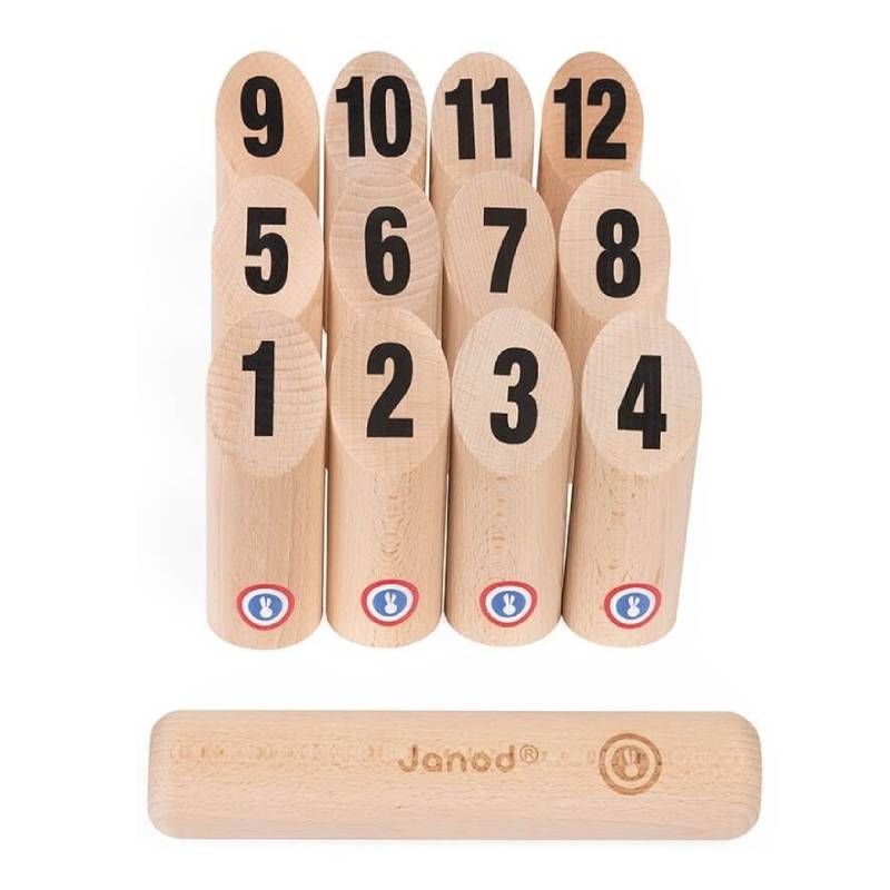 საბავშვო სამაგიდო თამაში კეგლი Janod JURA SKITTLES J03024 - Image 3