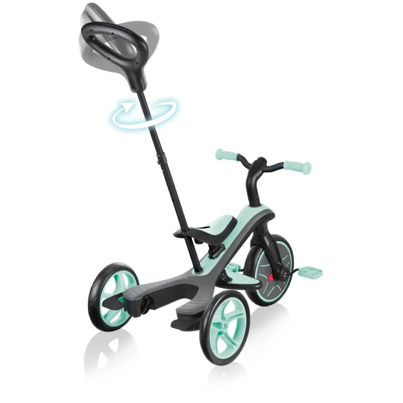 საბავშვო სასეირნო ველოსიპედი GLOBBER TRICYCLE EXPLORER 4 IN 1 MINT 632-206 - Image 5