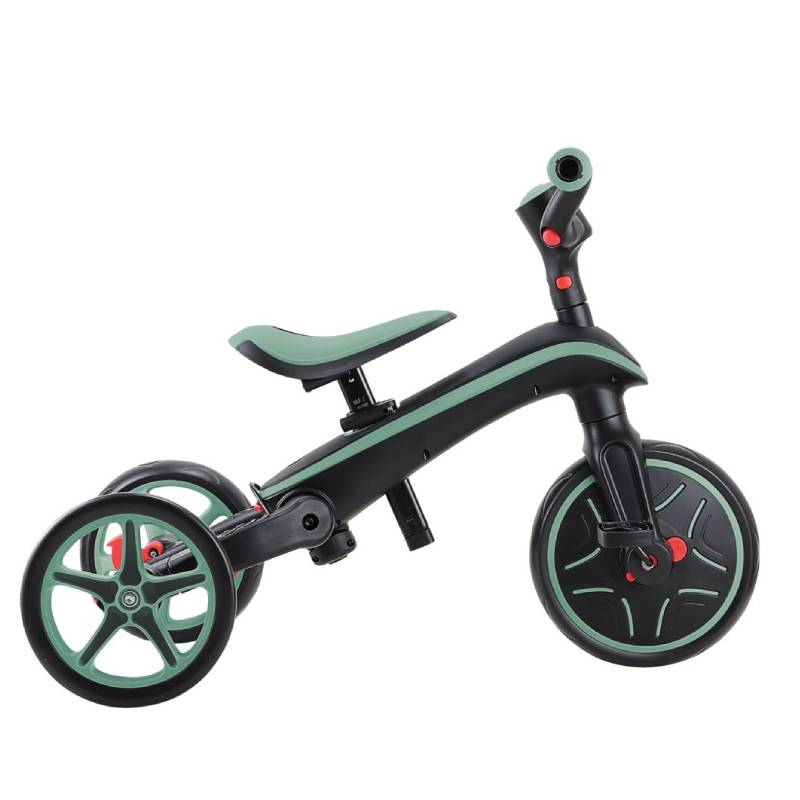 საბავშვო სასეირნო ველოსიპედი GLOBBER TRICYCLE EXPLORER FOLDABLE 4 IN 1 OLIVE 732-104 - Image 12