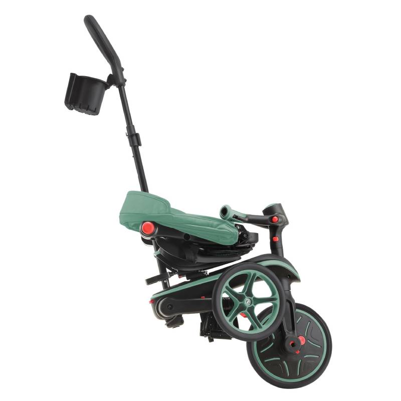 საბავშვო სასეირნო ველოსიპედი GLOBBER TRICYCLE EXPLORER FOLDABLE 4 IN 1 OLIVE 732-104 - Image 8