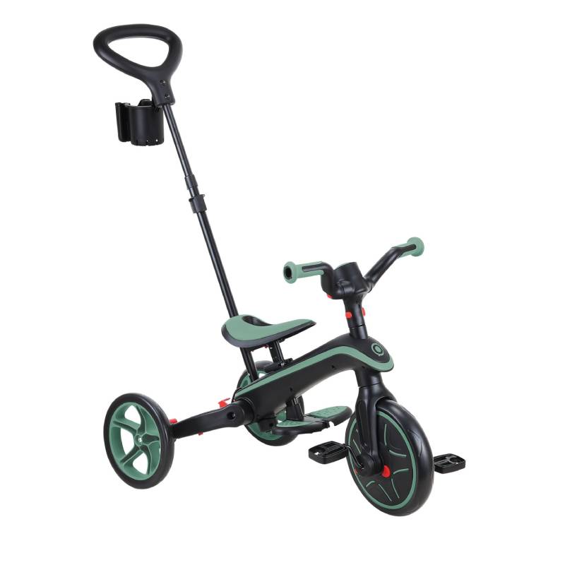 საბავშვო სასეირნო ველოსიპედი GLOBBER TRICYCLE EXPLORER FOLDABLE 4 IN 1 OLIVE 732-104 - Image 9