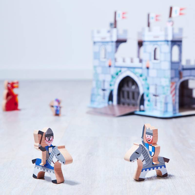 საბავშვო სათამაშო 3D ციხე-სიმაგრე Janod Story Fortified Castle J08582 - Image 2