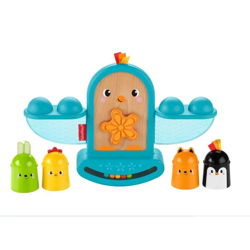 საბავშვო სათამაშო Fisher Price Stack and Rattle Birdie - Image 5