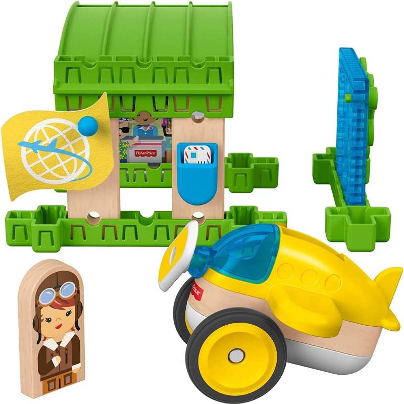 საბავშვო სათამაშო კონსტრუქტორი Fisher Price Wonder Makers Airplane - Image 4