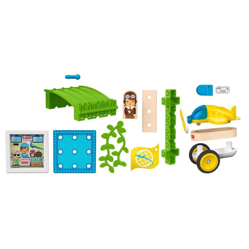 საბავშვო სათამაშო კონსტრუქტორი Fisher Price Wonder Makers Airplane - Image 6