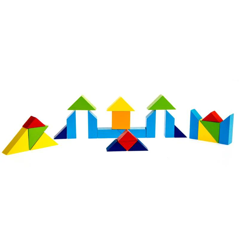 საბავშვო ხის კუბიკები Goki The wooden puzzle - Image 11