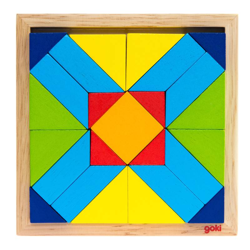საბავშვო ხის კუბიკები Goki The wooden puzzle - Image 8
