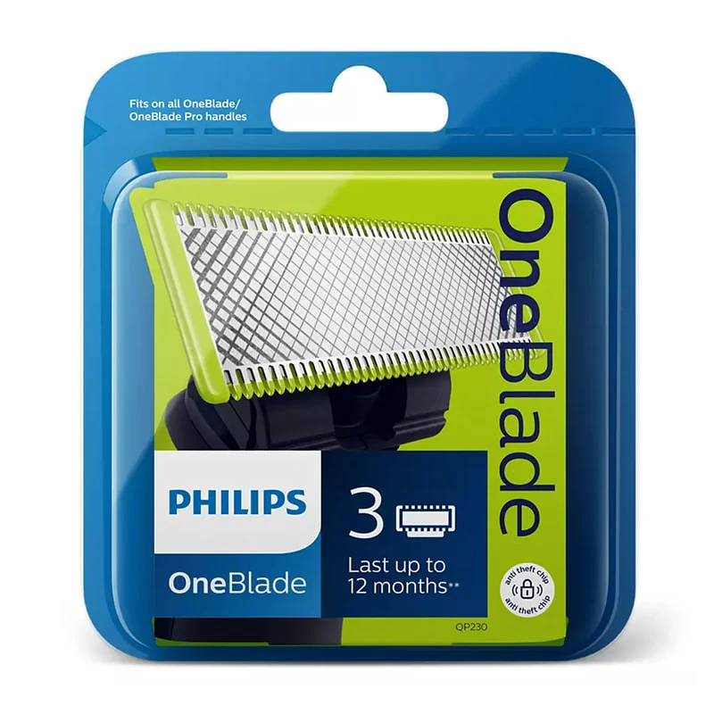 საპარსი პირების 3 ცალიანი კომპლექტი PHILIPS OneBlade QP230/50 - Image 3