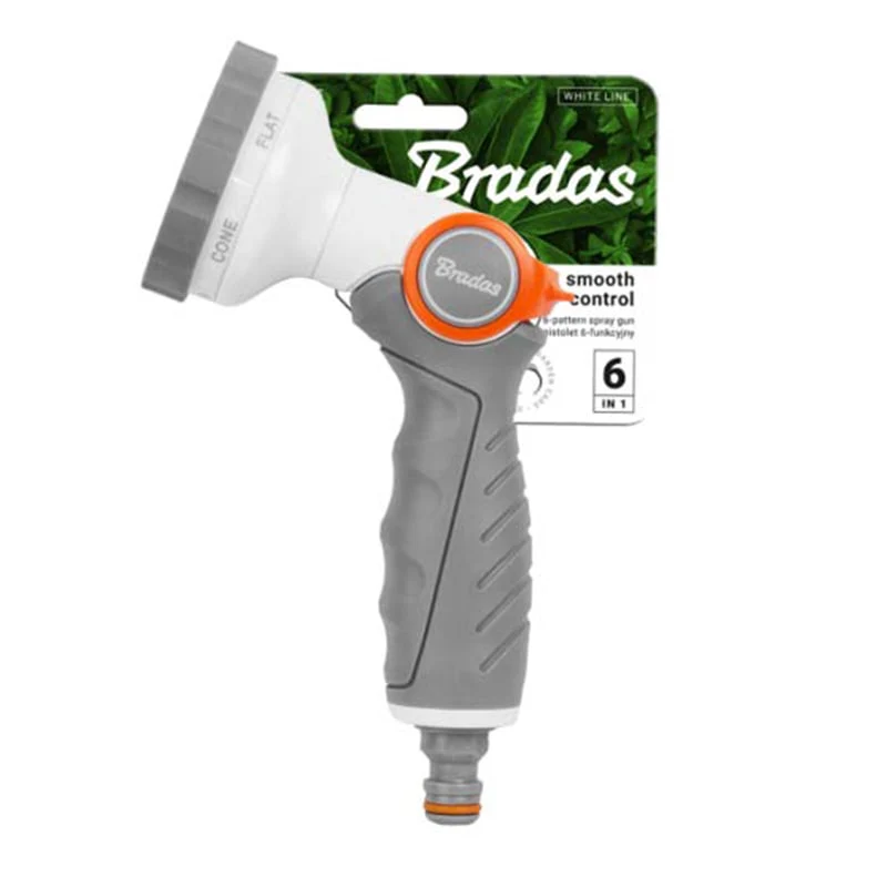 სარწყავი პისტოლეტი 6 რეჟიმით Bradas White Line WL-EN41M - Image 2