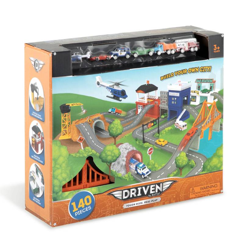 სათამაშო ასაწყობი ქალაქი DRIVEN POCKET SERIES MEGA PLAYSET WH1136Z - Image 6