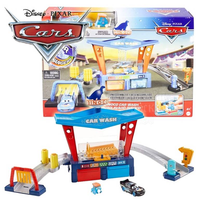სათამაშო ავტომანქანების სამრეცხაო Disney Dinoco Car Wash - Image 4