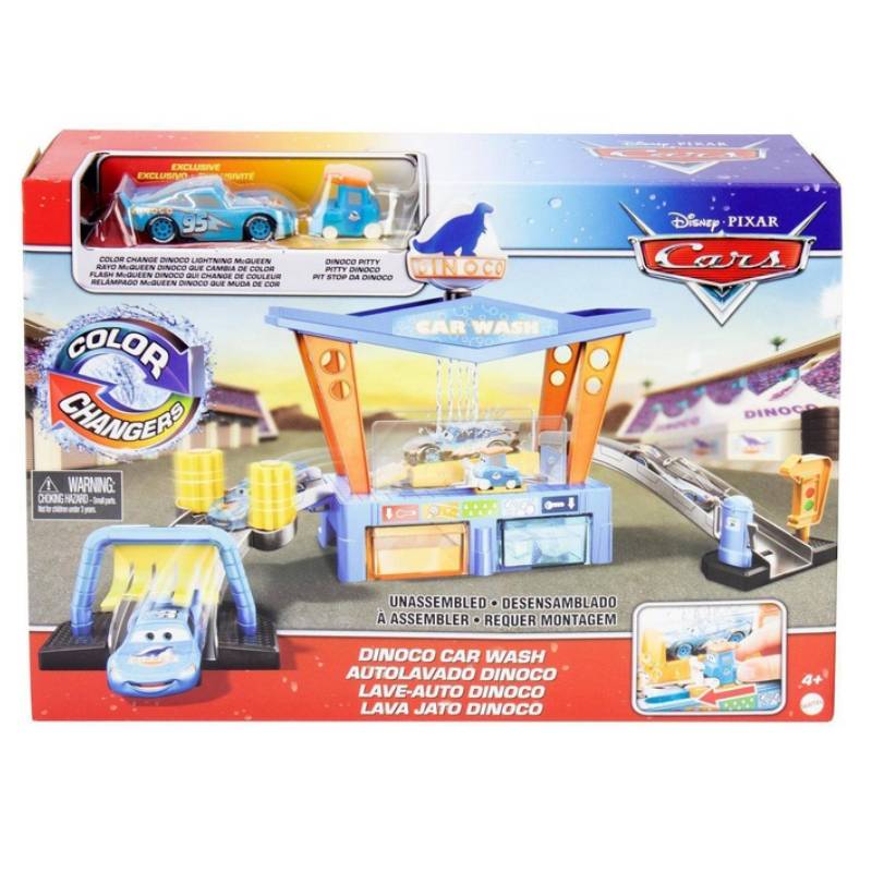 სათამაშო ავტომანქანების სამრეცხაო Disney Dinoco Car Wash - Image 5