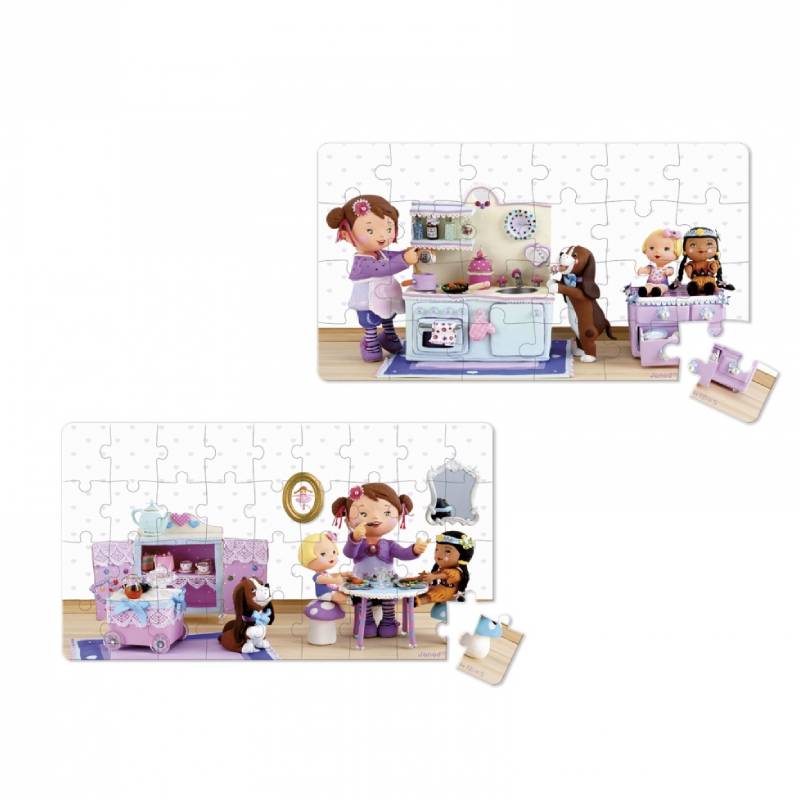სათამაშო ფაზლი Janod Lola plays at tea parties J02769 - Image 3