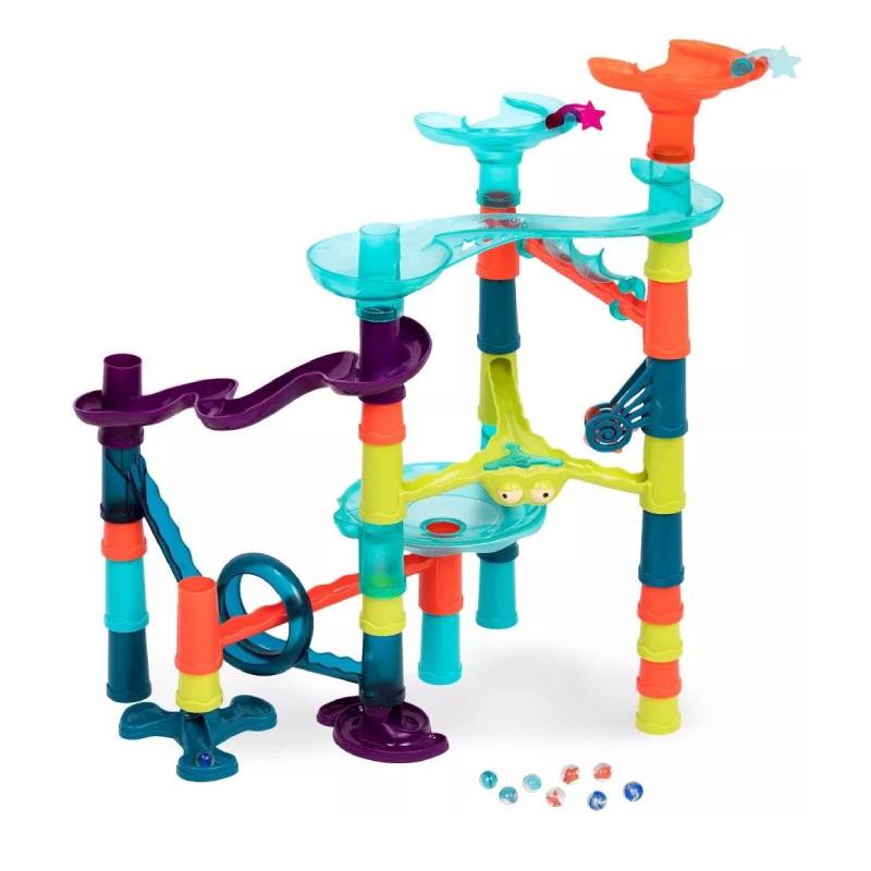 სათამაშო კონსტრუქტორი ბურთებთან ერთად Btoys MARBLE RUN BX2183 - Image 3