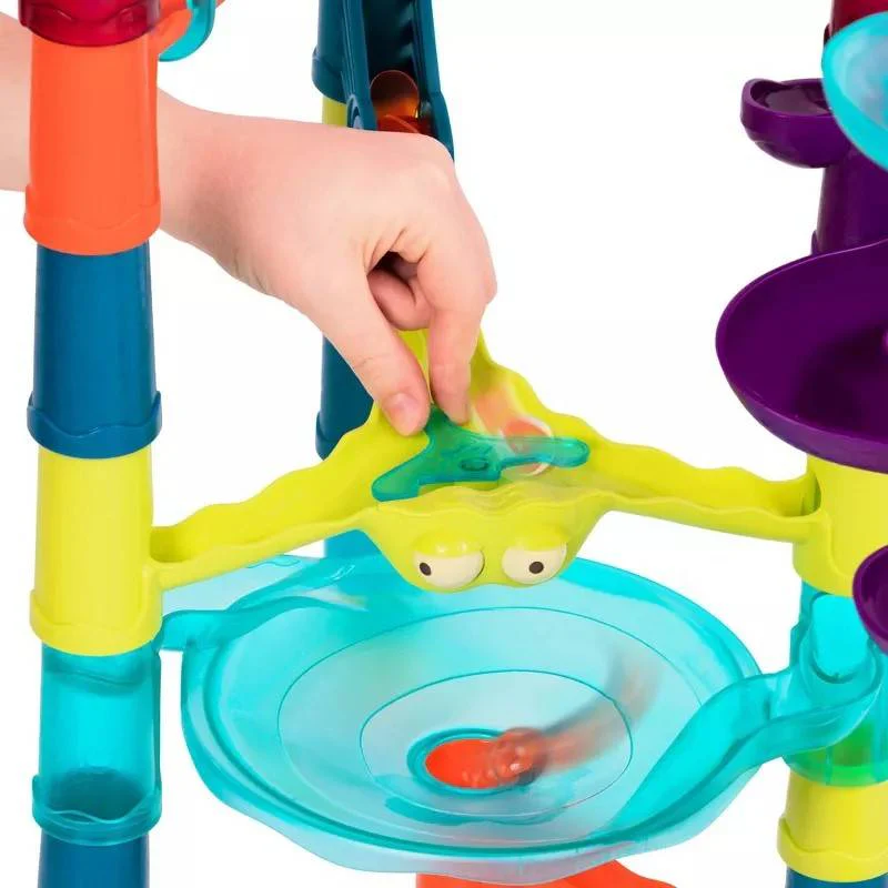 სათამაშო კონსტრუქტორი ბურთებთან ერთად Btoys MARBLE RUN BX2183 - Image 5