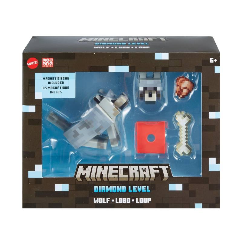სათამაშო კონსტრუქტორი Mattel Diamond Level Wolf Action Figure - Image 6