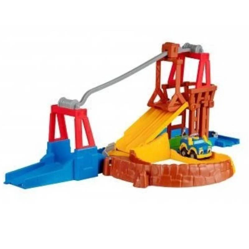 სათამაშო მანქანა და საბაგირო გზა Rev&Roll Wild Wheelin' Stunt Park EU881520 - Image 2