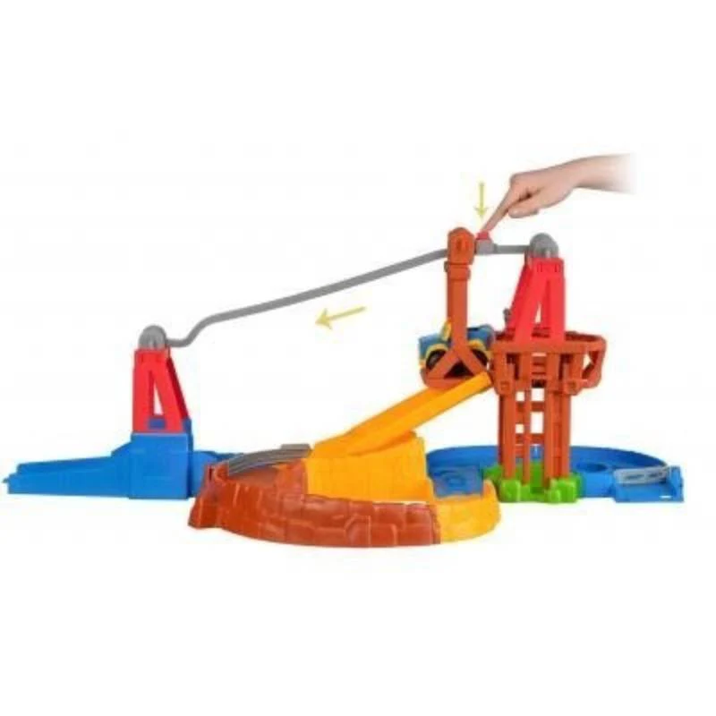 სათამაშო მანქანა და საბაგირო გზა Rev&Roll Wild Wheelin' Stunt Park EU881520 - Image 3