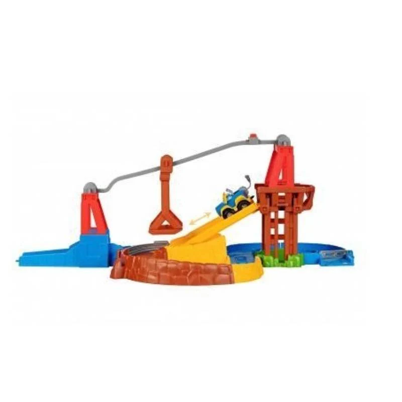 სათამაშო მანქანა და საბაგირო გზა Rev&Roll Wild Wheelin' Stunt Park EU881520 - Image 4