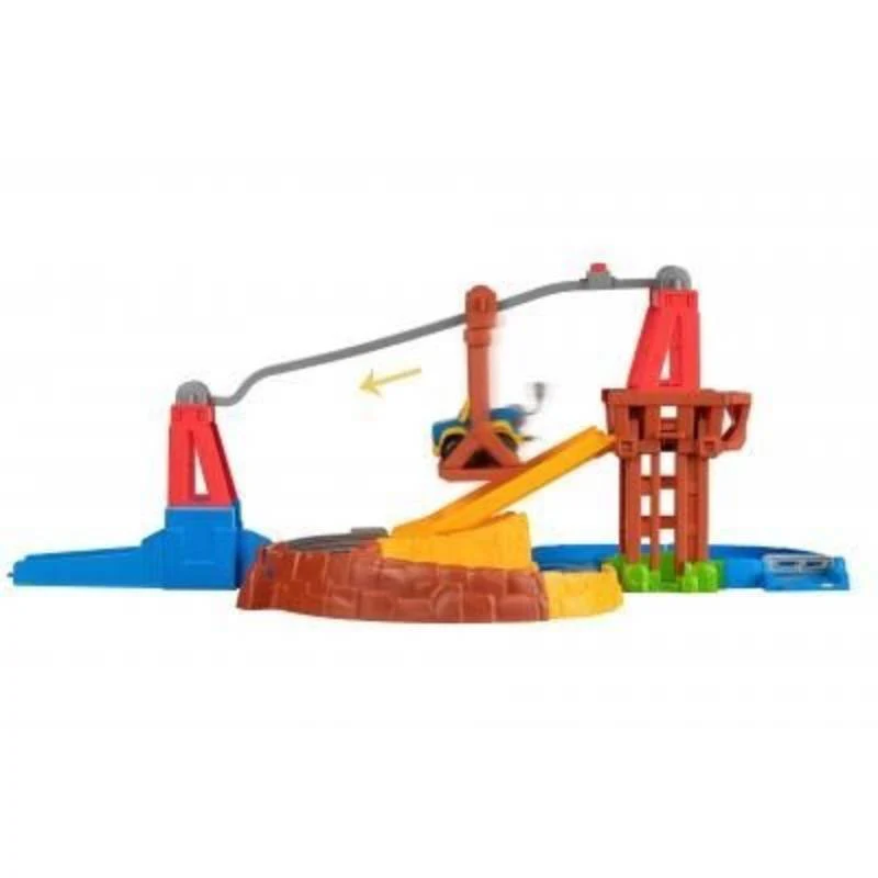 სათამაშო მანქანა და საბაგირო გზა Rev&Roll Wild Wheelin' Stunt Park EU881520 - Image 5