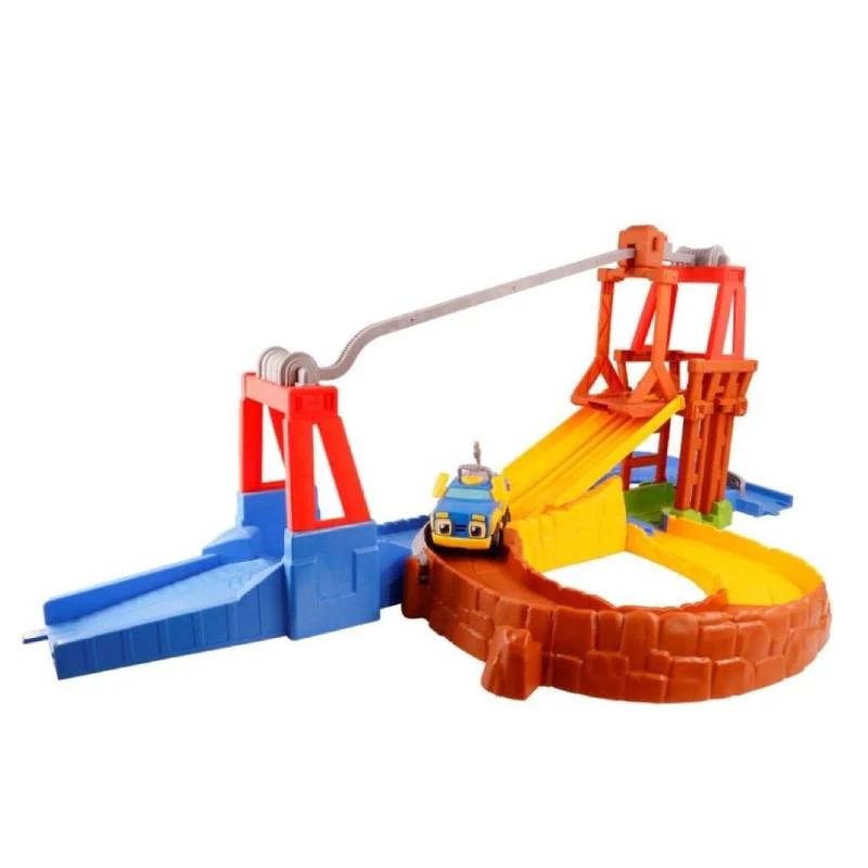 სათამაშო მანქანა და საბაგირო გზა Rev&Roll Wild Wheelin' Stunt Park EU881520 - Image 6