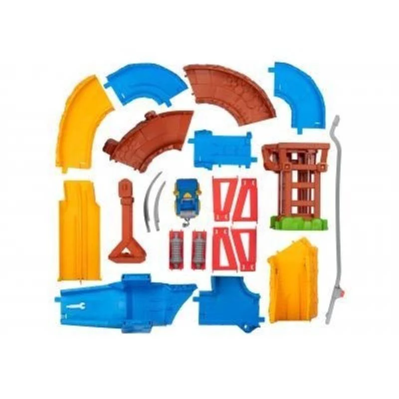 სათამაშო მანქანა და საბაგირო გზა Rev&Roll Wild Wheelin' Stunt Park EU881520 - Image 9