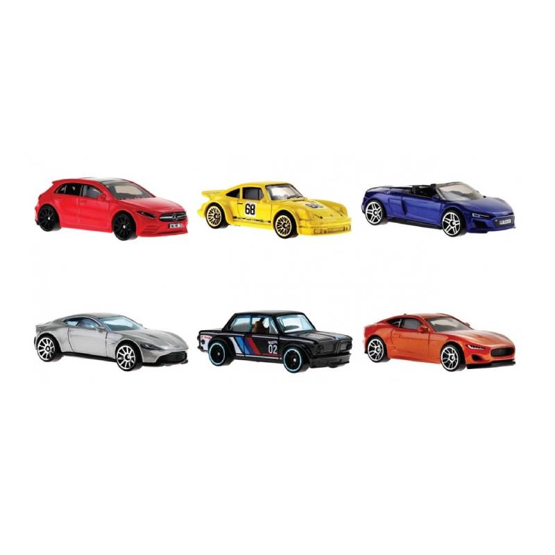 სათამაშო მანქანების 6 ცალიანი ნაკრები Hot Wheels Car Culture Europe 6pk - Image 2