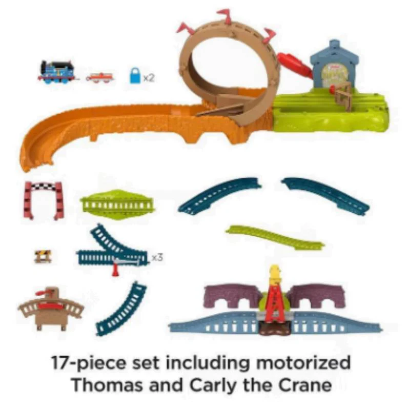 სათამაშო მატარებლის რკინიგზა Thomas & Friends Launch & Loop Maintenance Yard - Image 7