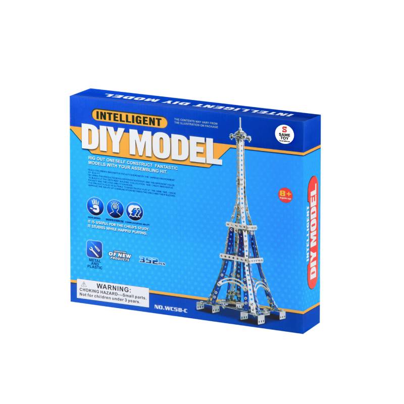 სათამაშო მეტალის კონსტრუქტორი Same Toy ეიფელის კოში WC58CUt - Image 2