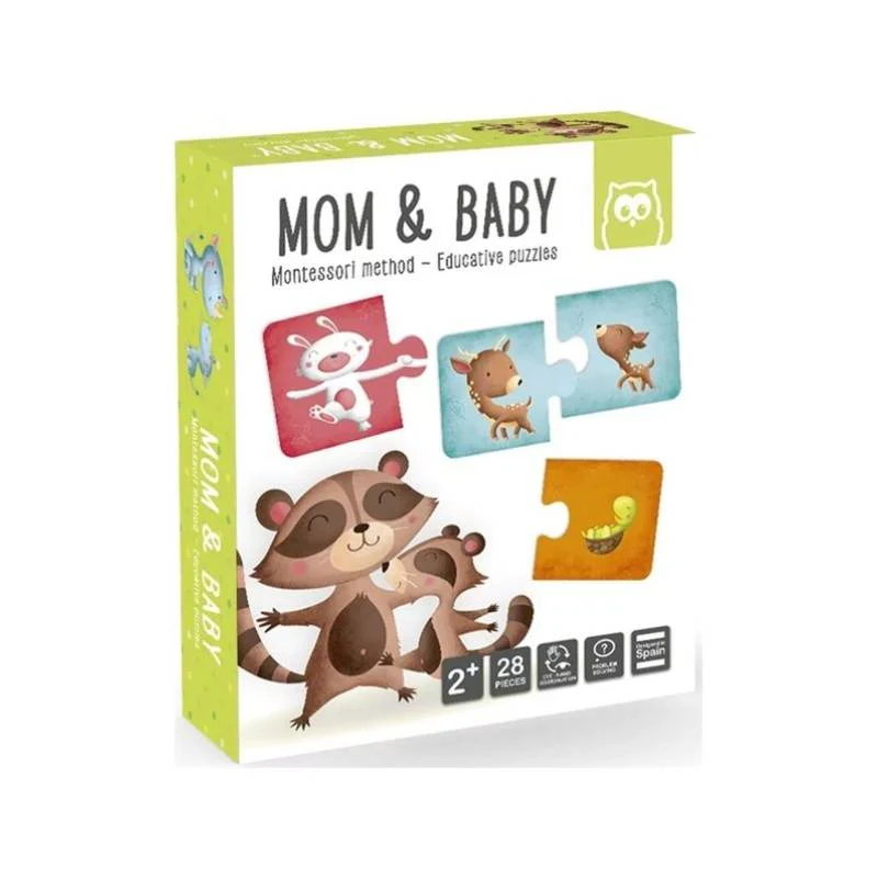 სათამაშო მონტესორის ფაზლი EurekaKids Mom And Baby–Montessori R1531
