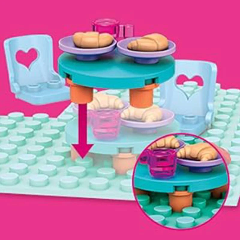 სათამაშო სამშენებლო კუბიკები Mega Construx Barbie Dream Camper - Image 4