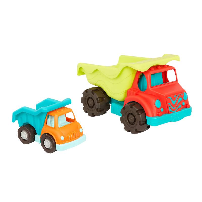 სათამაშო სატვირთო მანქანების ნაკრები Btoys DUMP TRUCK AND SMALLER TRUCK BX4509Z - Image 2