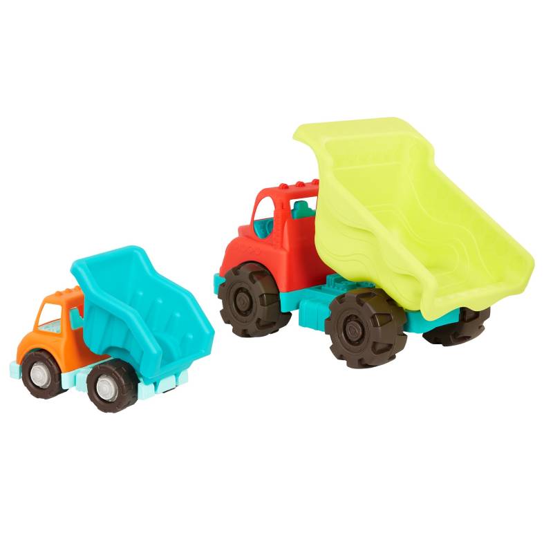 სათამაშო სატვირთო მანქანების ნაკრები Btoys DUMP TRUCK AND SMALLER TRUCK BX4509Z - Image 3
