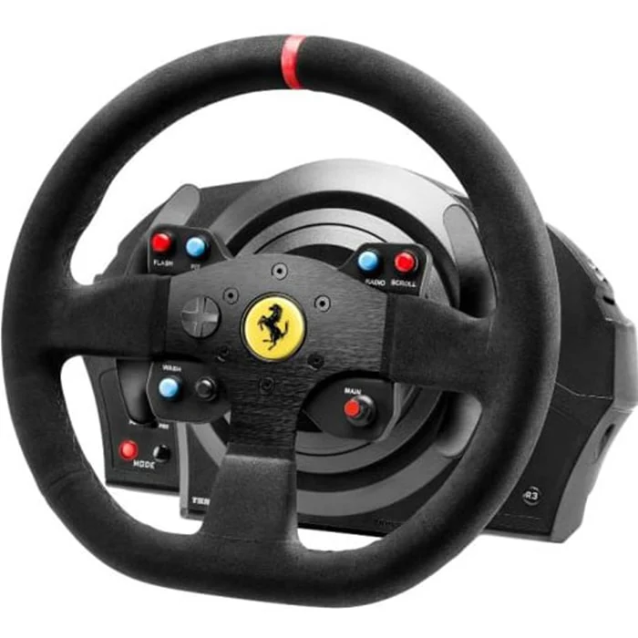 სათამაშო საჭე პედლებით Thrustmaster T300 Ferrari Integral Racing Wheel Alcantara Edition - Image 2