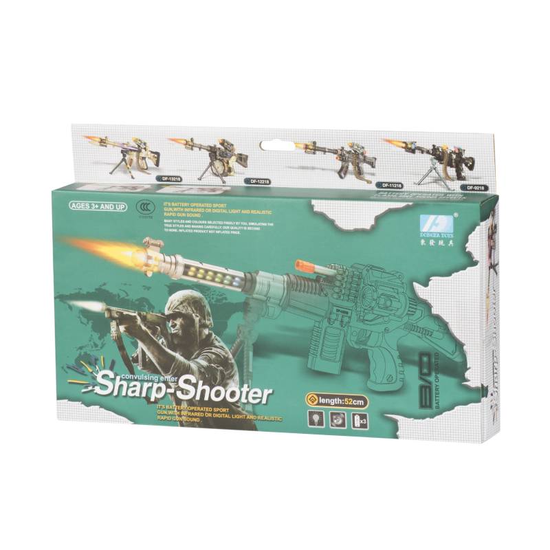 სათამაშო თოფი Same Toy B/O Toy Gun DF-14218BUt - Image 5