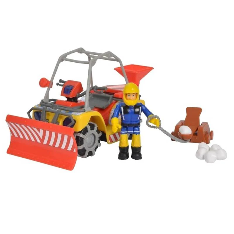 სათამაშო თოვლის მანქანა Simba Fireman Sam Mercury Snow Quad with Figure - Image 3