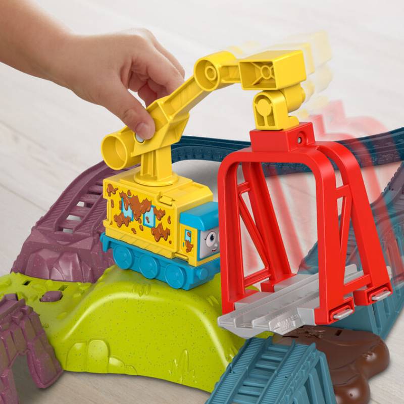 სათამაშო ხიდი და რკინიგზა Thomas & Friends Launch & Loop Maintenance Yard - Image 3