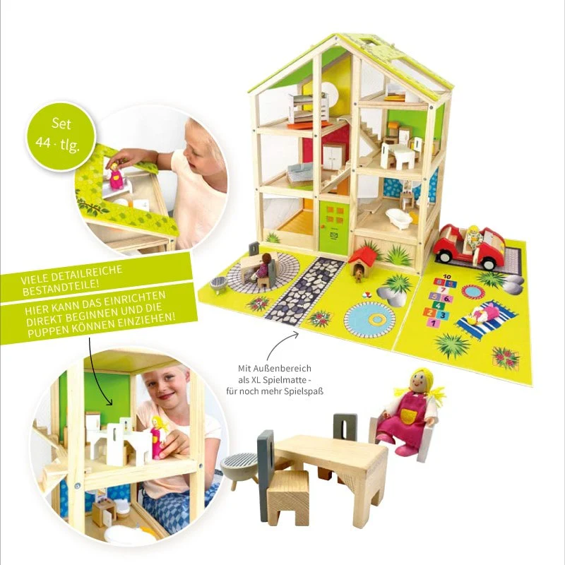 სათამაშო ხის სახლი Beleduc Dollhouse - XL Kindergart B24235 - Image 7