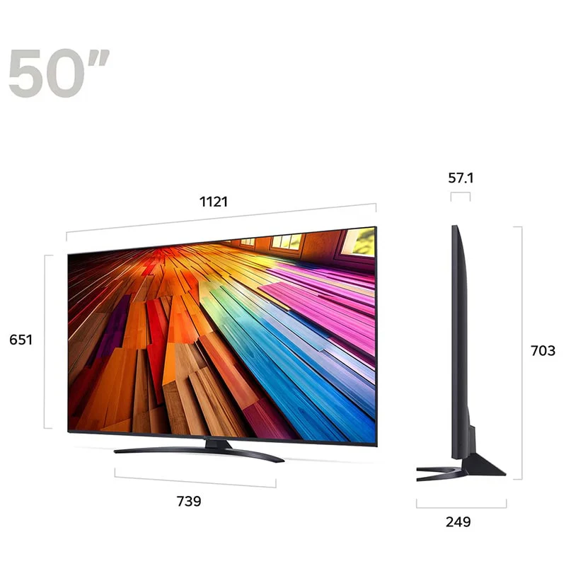 Smart AI 4K ტელევიზორი LG 50UT81006LA.AMCN 50 inch (127 სმ) - Image 2