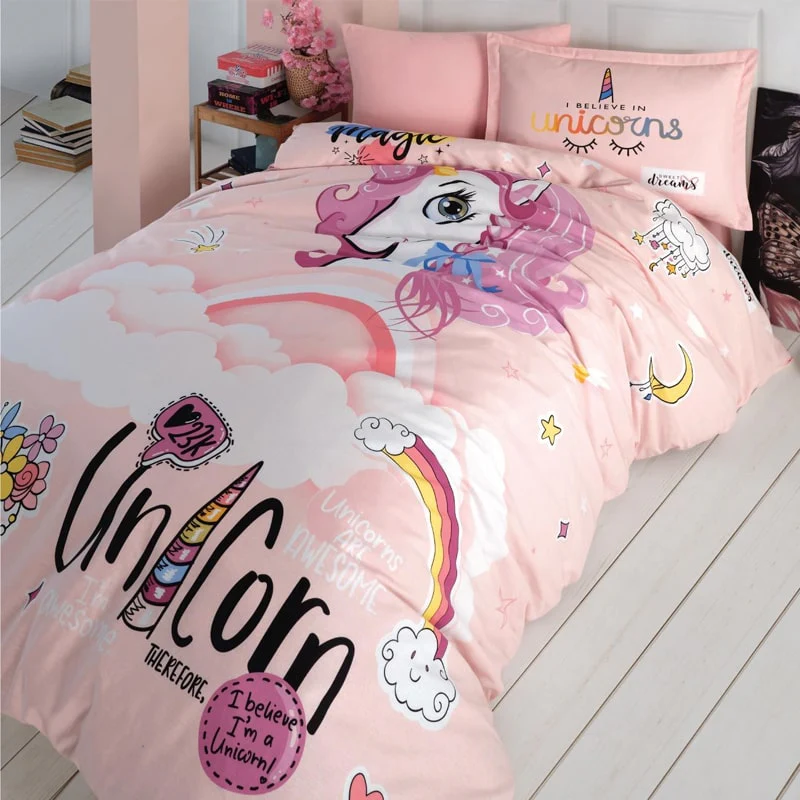 თეთრეულის კომპლექტი Clasy Pink Dreams