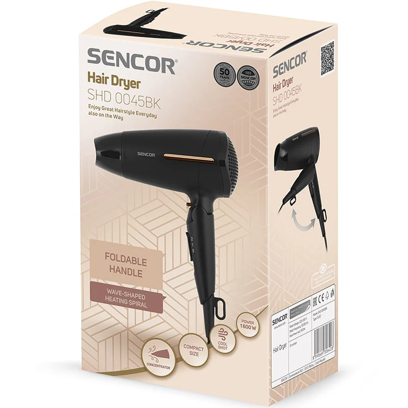თმის საშრობი SENCOR SHD 0045BK - Image 11