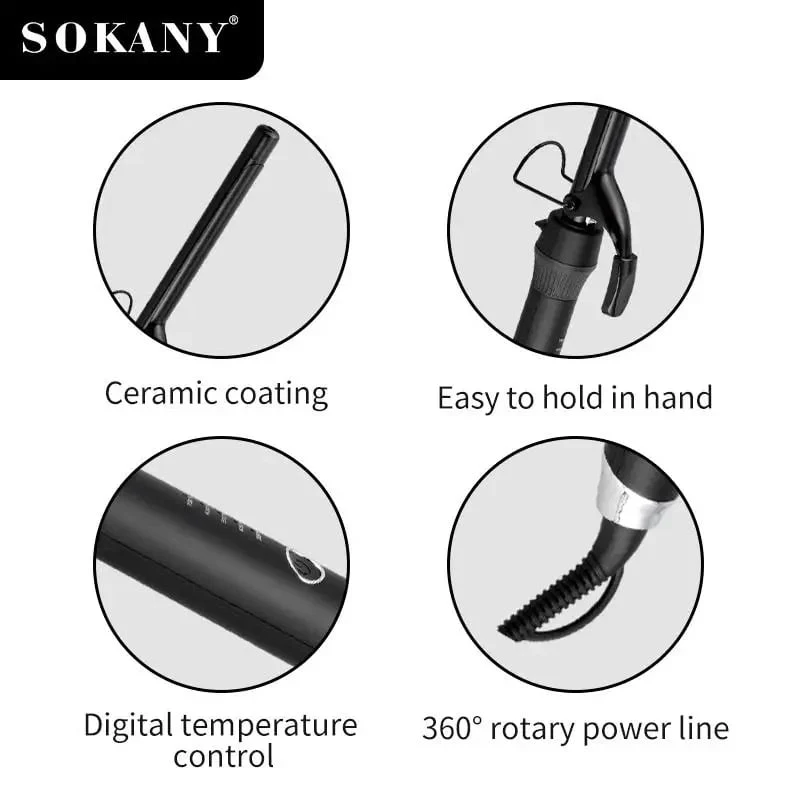 თმის სახვევი Sokany 667-9 - Image 4