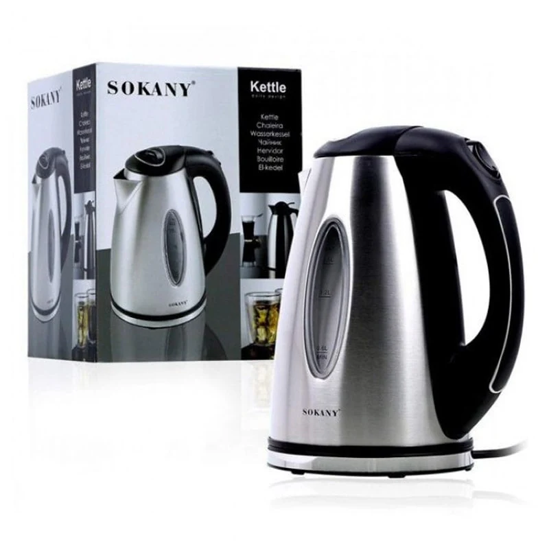 უჟანგავი ფოლადის ელექტრო ჩაიდანი Sokany SK-208 - Image 3
