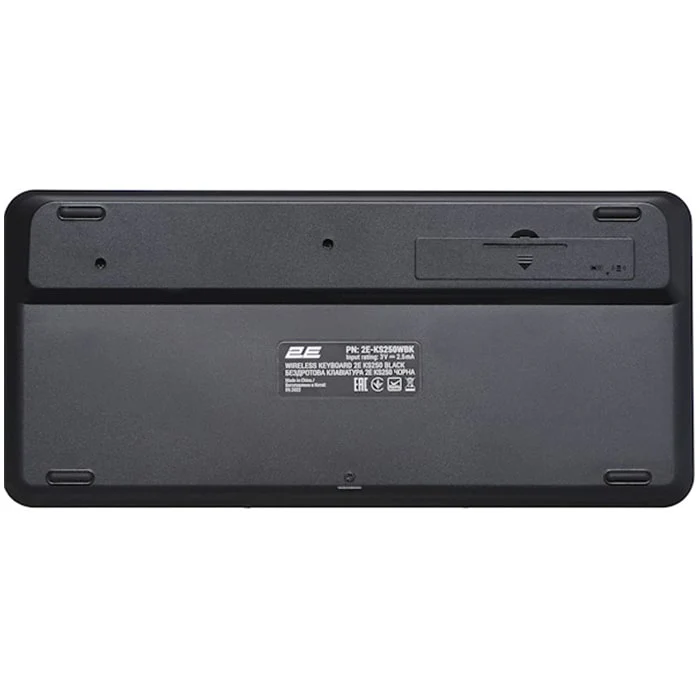 უსადენო კლავიატურა 2E-KS250WBK - Image 6
