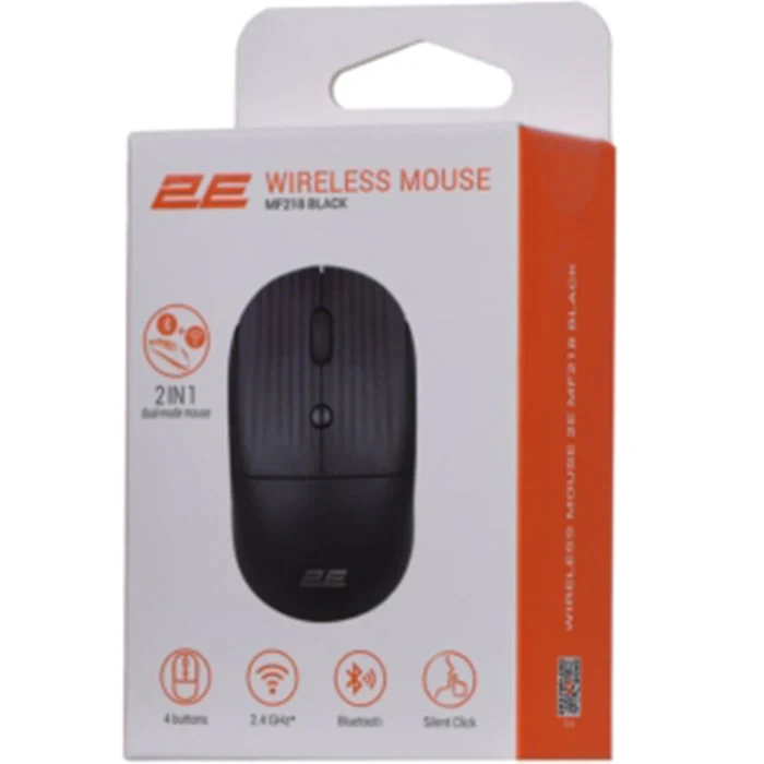 უსადენო მაუსი 2E-MF218WBK - Image 7